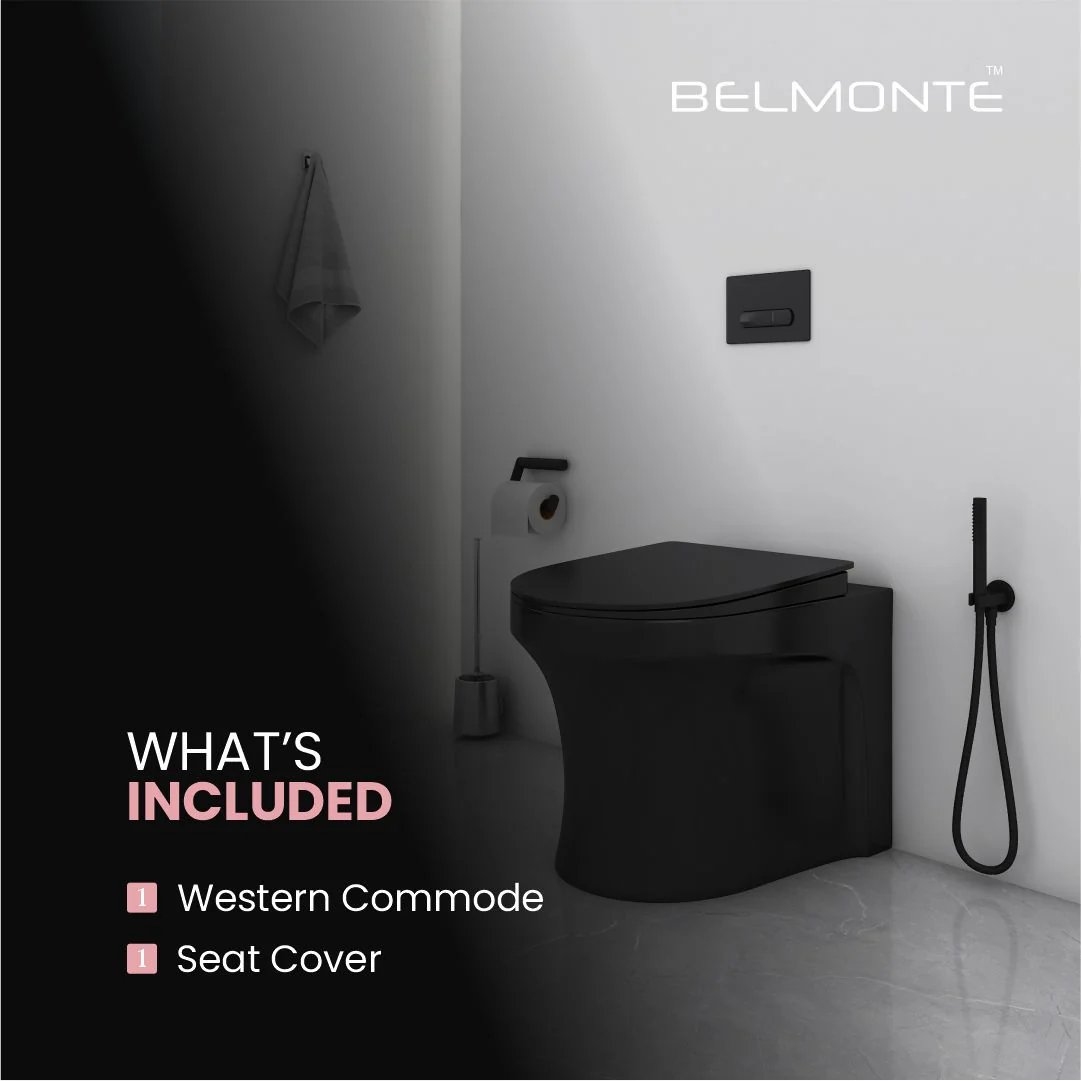 Black Floor Mount Commode (Ewc Retro) - Image 5