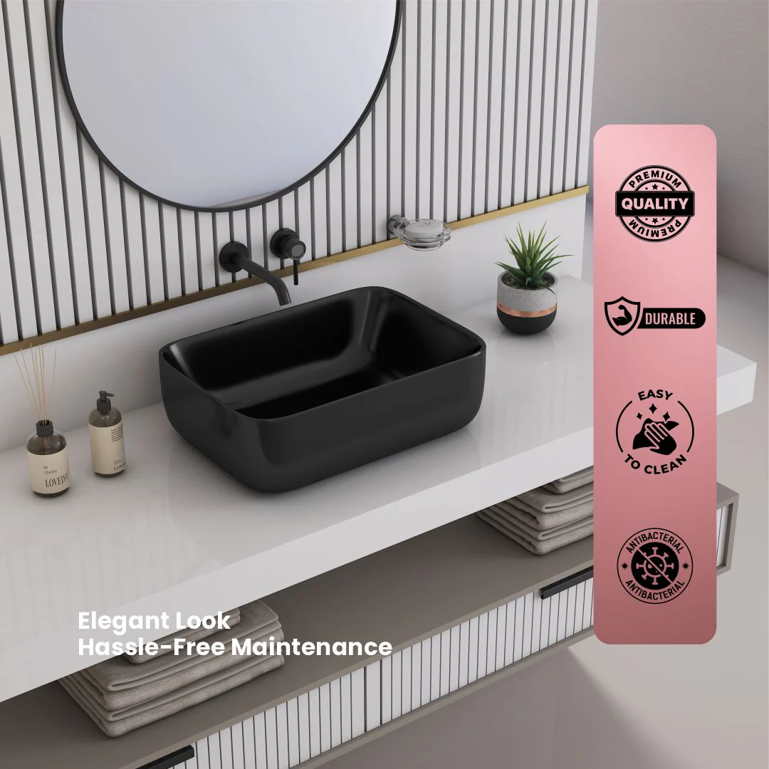 Black Table Top Basin Antila - Image 5