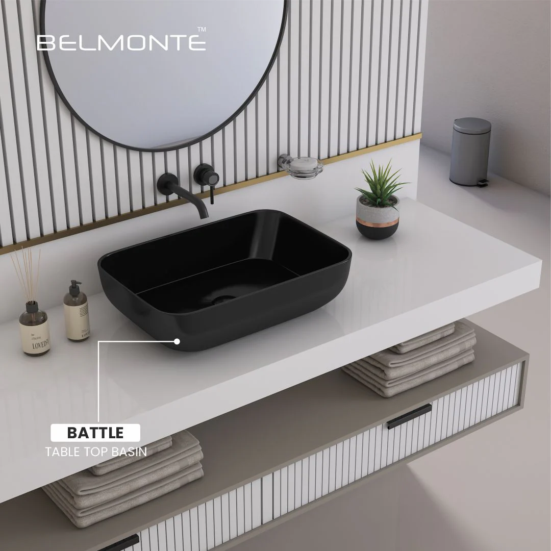 Black Table Top Basin (Battle TT) - Image 2