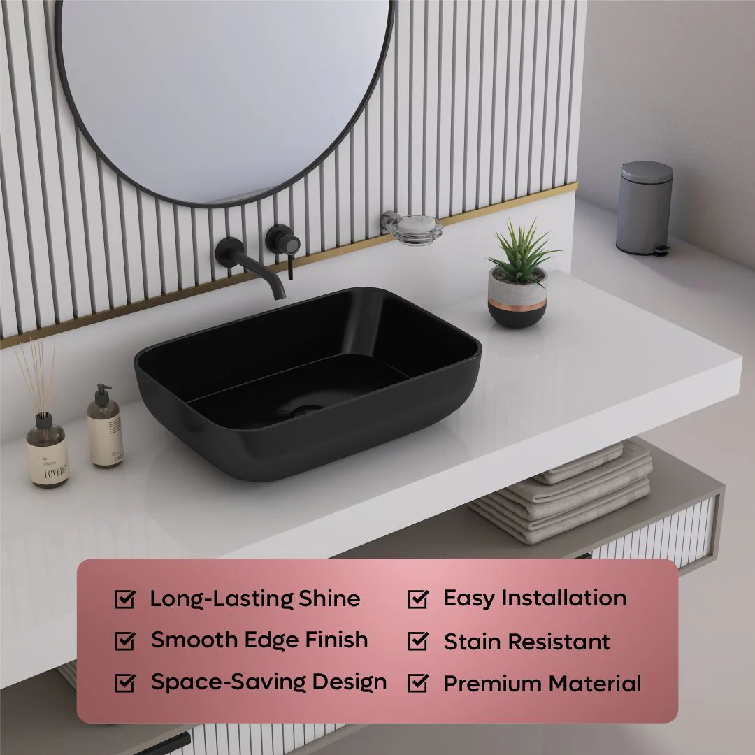 Black Table Top Basin (Battle TT) - Image 7