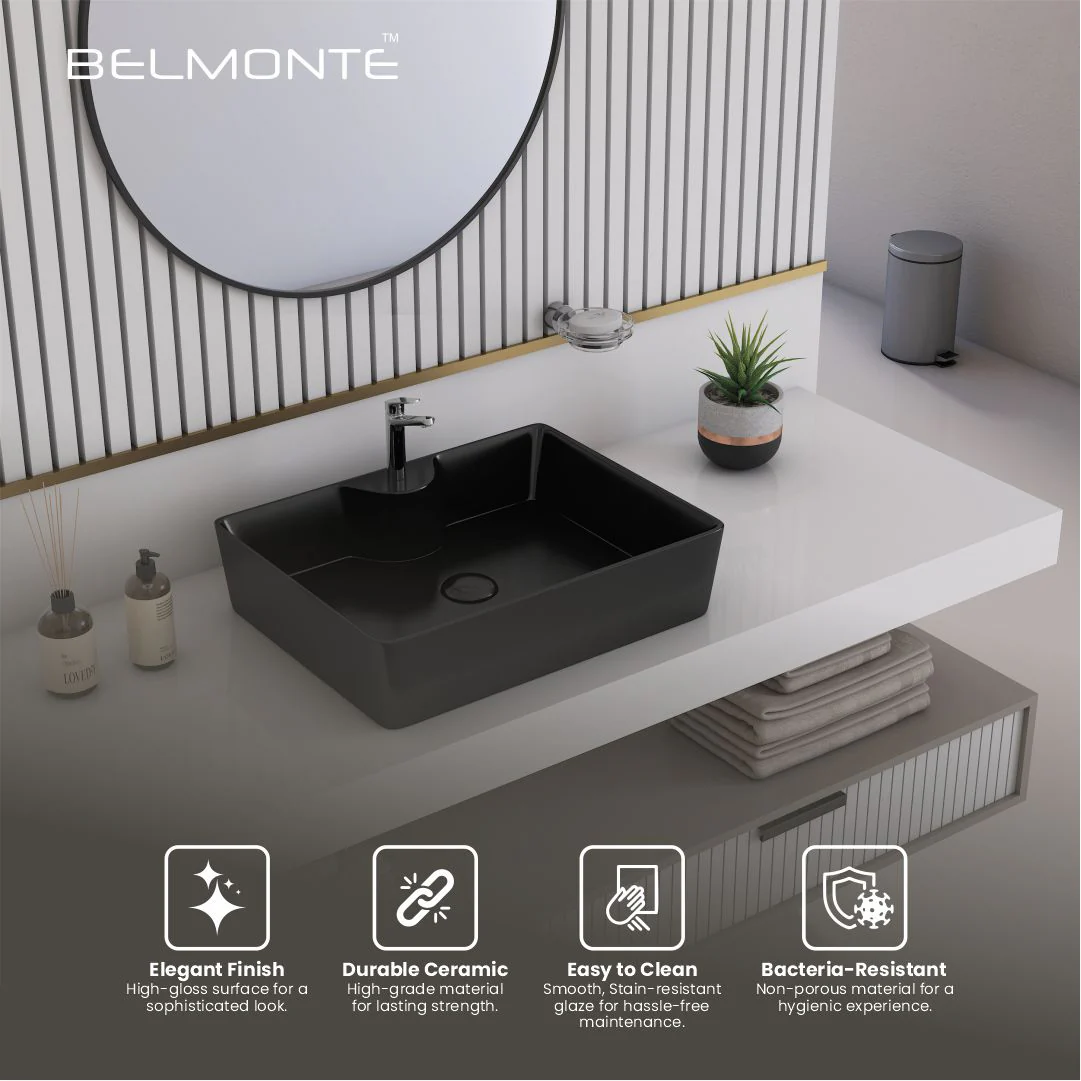 Black Table Top Basin (Fusion) - Image 4