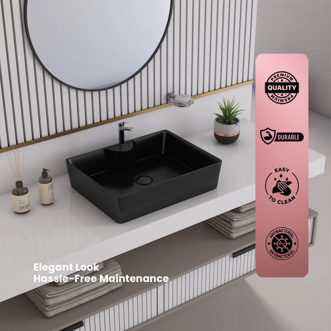 Black Table Top Basin (Fusion) - Image 5