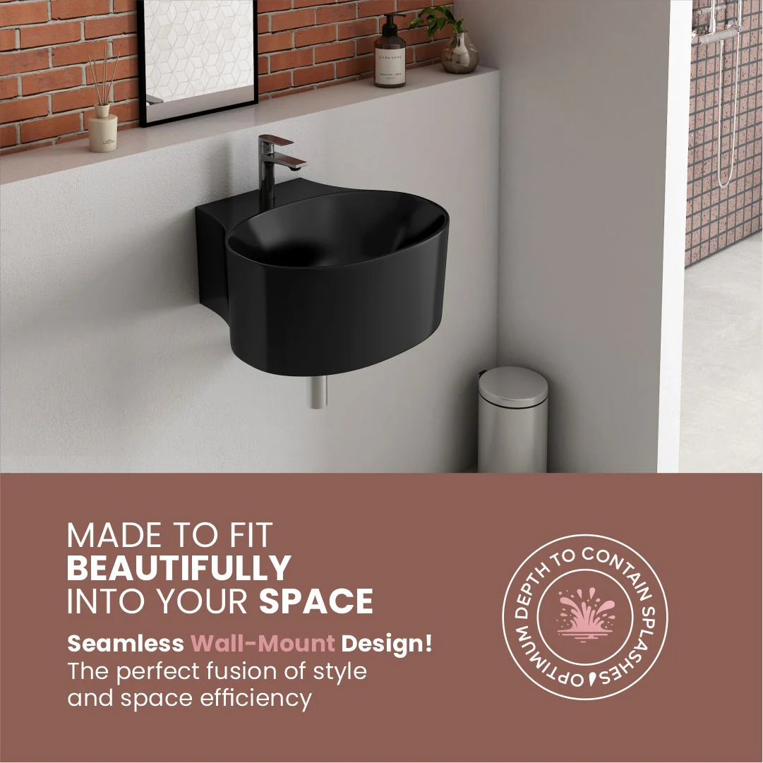 Black Wash Basin Alexa - Image 6