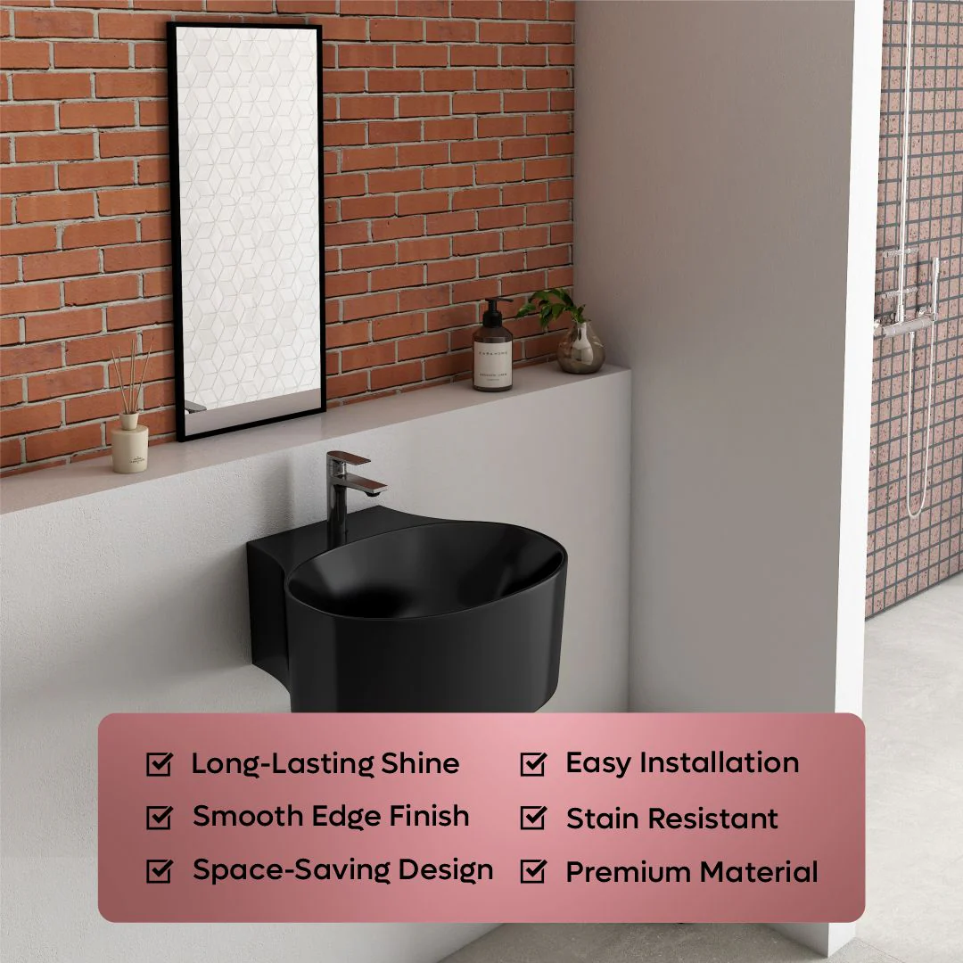 Black Wash Basin Alexa - Image 7