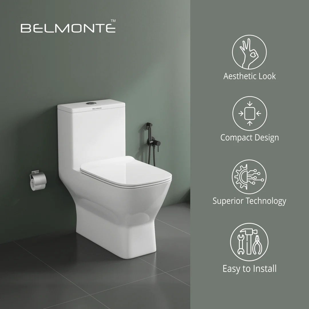 Ceramic Commode Toilet (Arrow) - Image 2