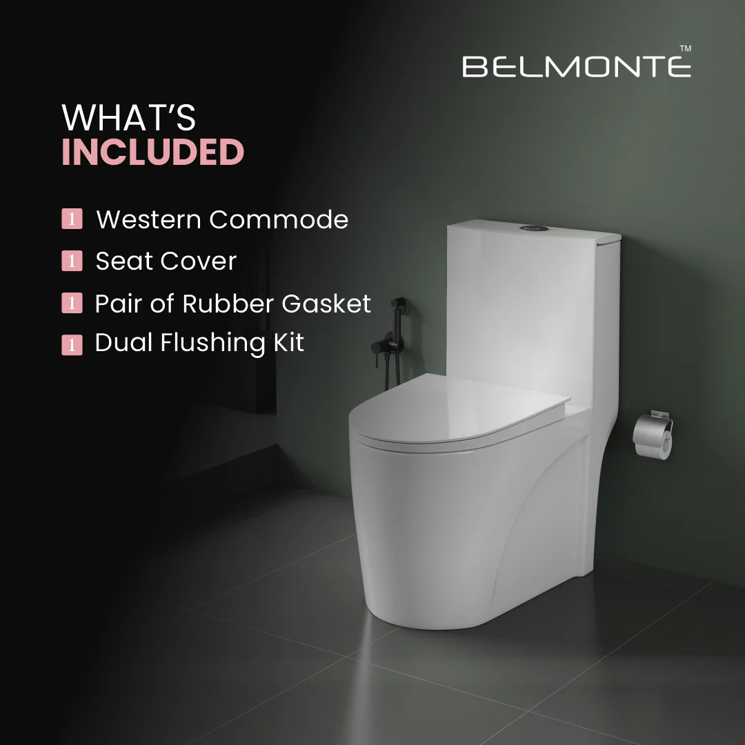 Ceramic Commode Toilet (Numero) - Image 4