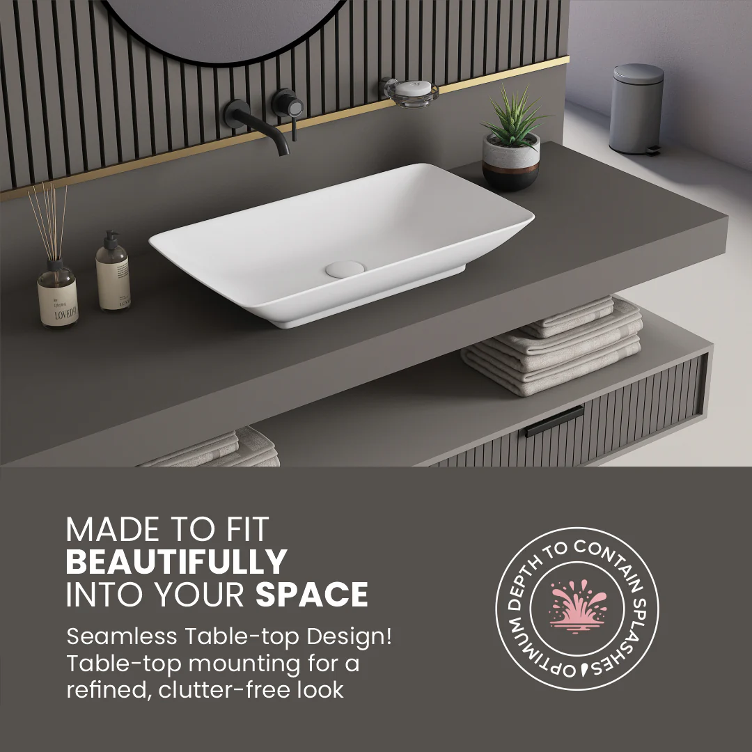 Ceramic Counter Top Basin (Onix) - Image 2
