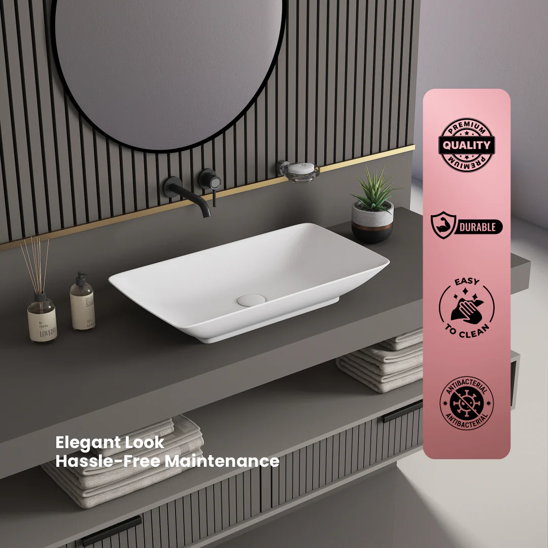 Ceramic Counter Top Basin (Onix) - Image 8