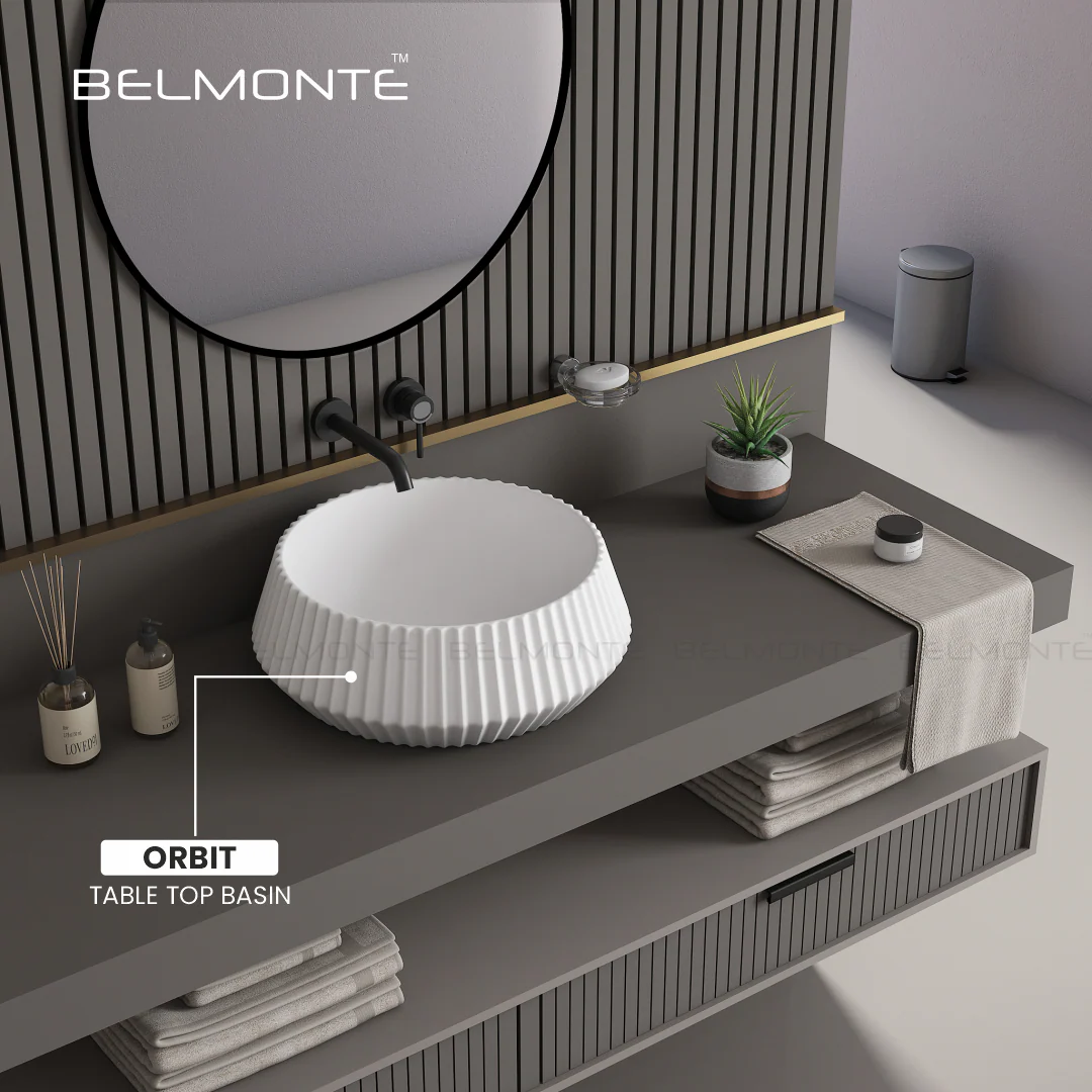Ceramic Counter Top Basin (Orbit) - Image 2