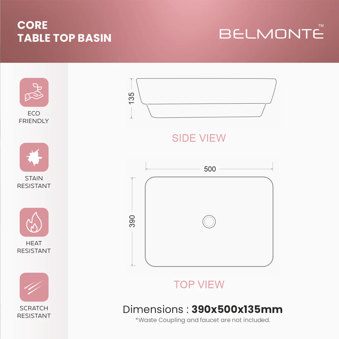 Ceramic Counter Top Basin (Core) - Image 4