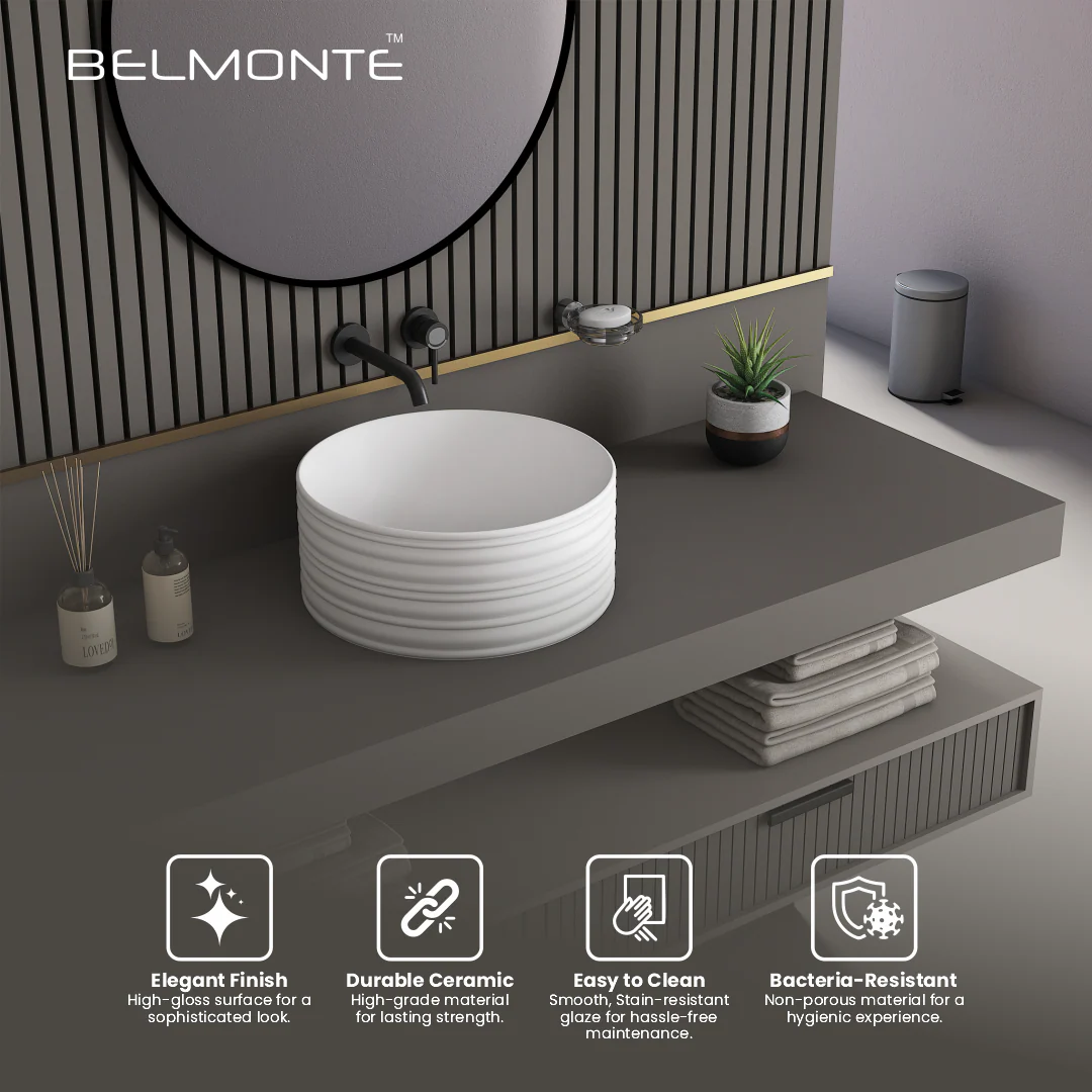 Ceramic Counter Top Basin (Selvo) - Image 7