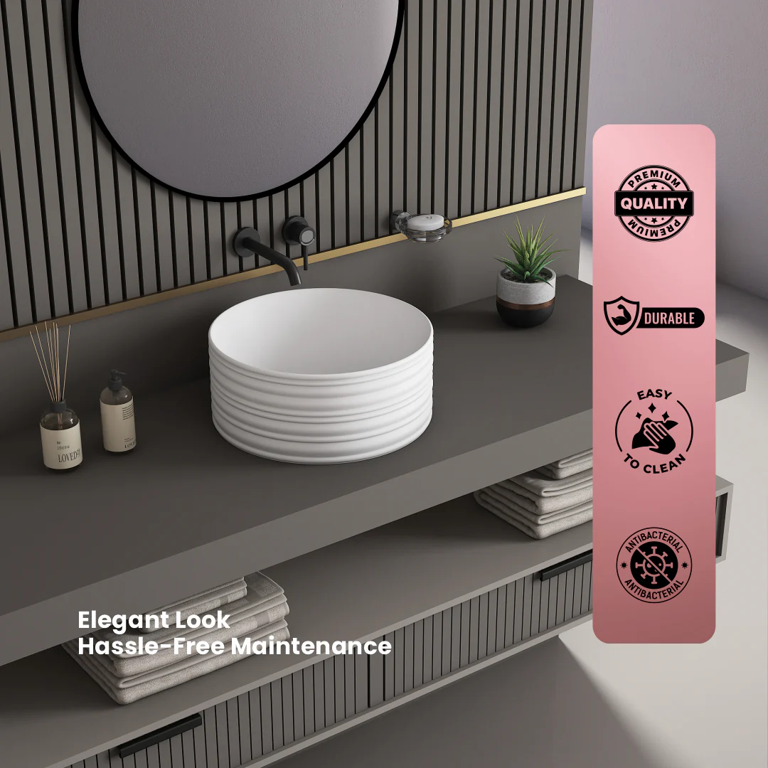 Ceramic Counter Top Basin (Selvo) - Image 8