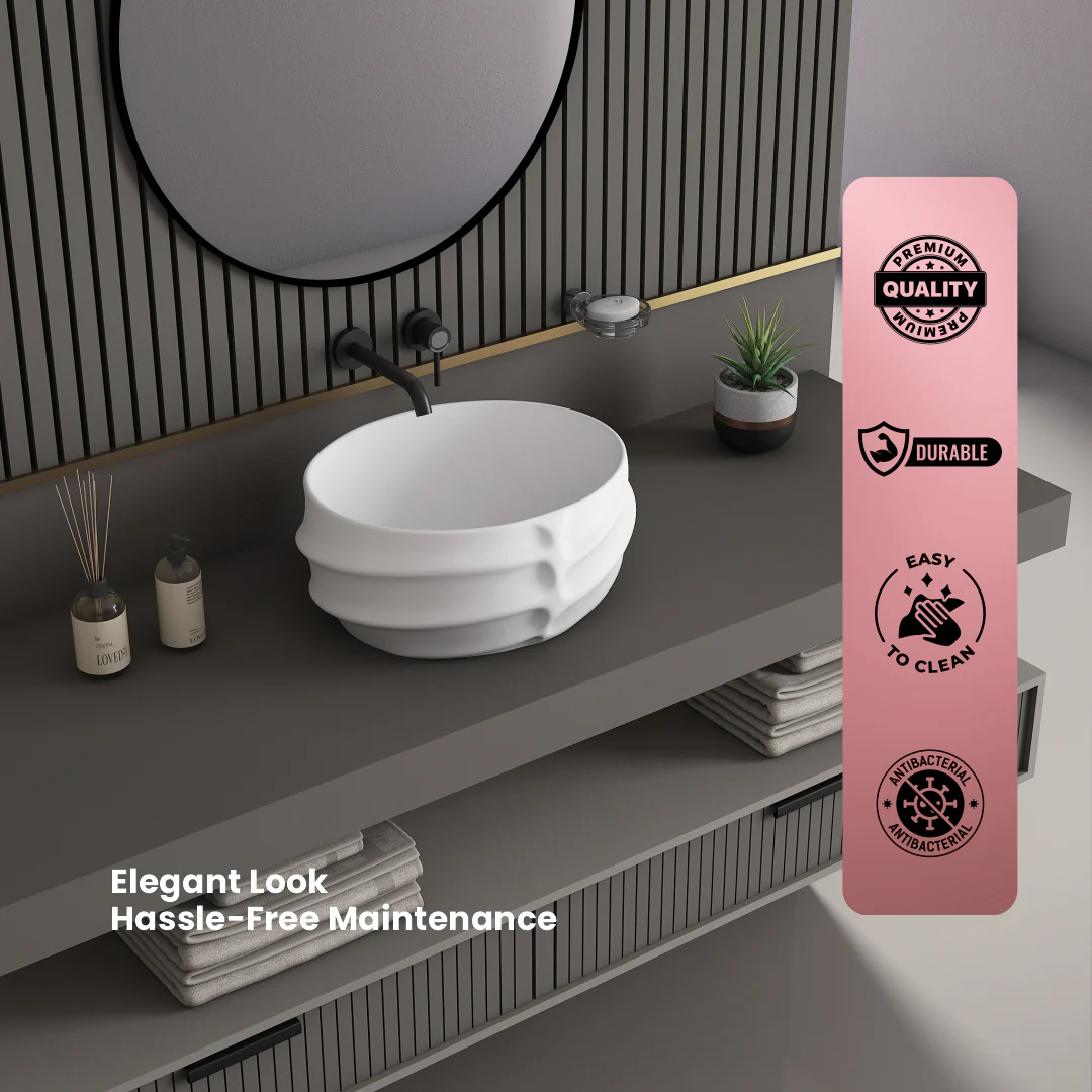 Ceramic Table Top Basin (Cuba) - Image 4