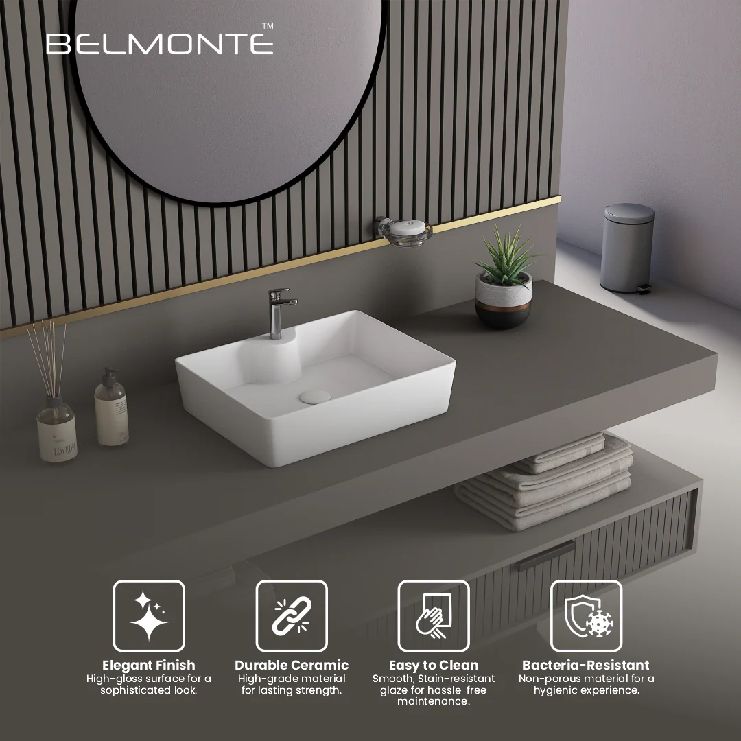Ceramic Table Top Basin (Fusion) - Image 4
