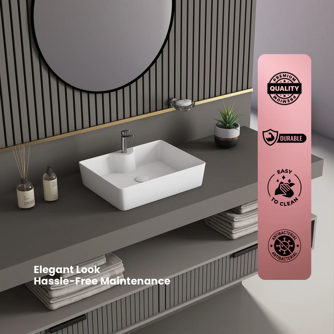 Ceramic Table Top Basin (Fusion) - Image 5