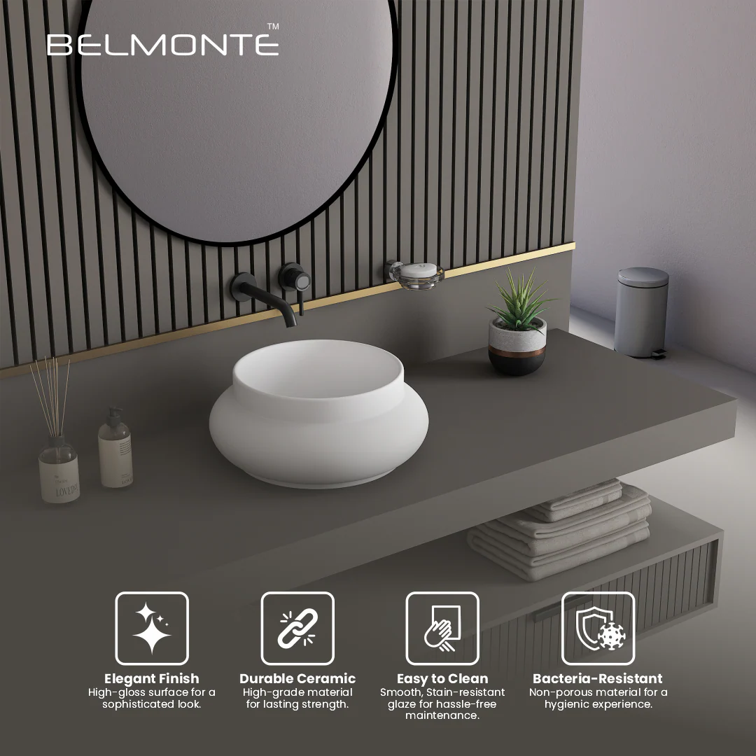 Ceramic Table Top Basin (Matuki) - Image 3