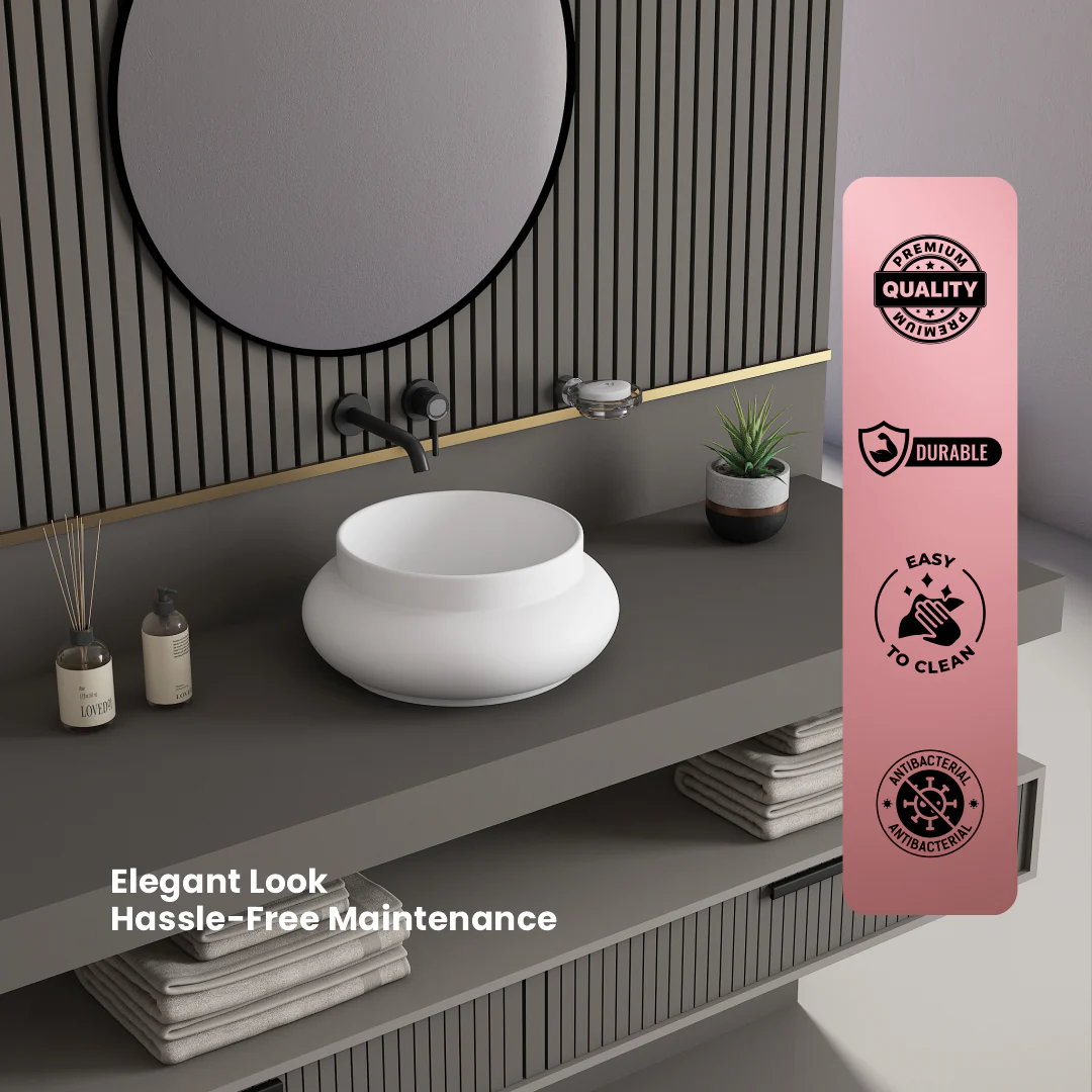 Ceramic Table Top Basin (Matuki) - Image 4
