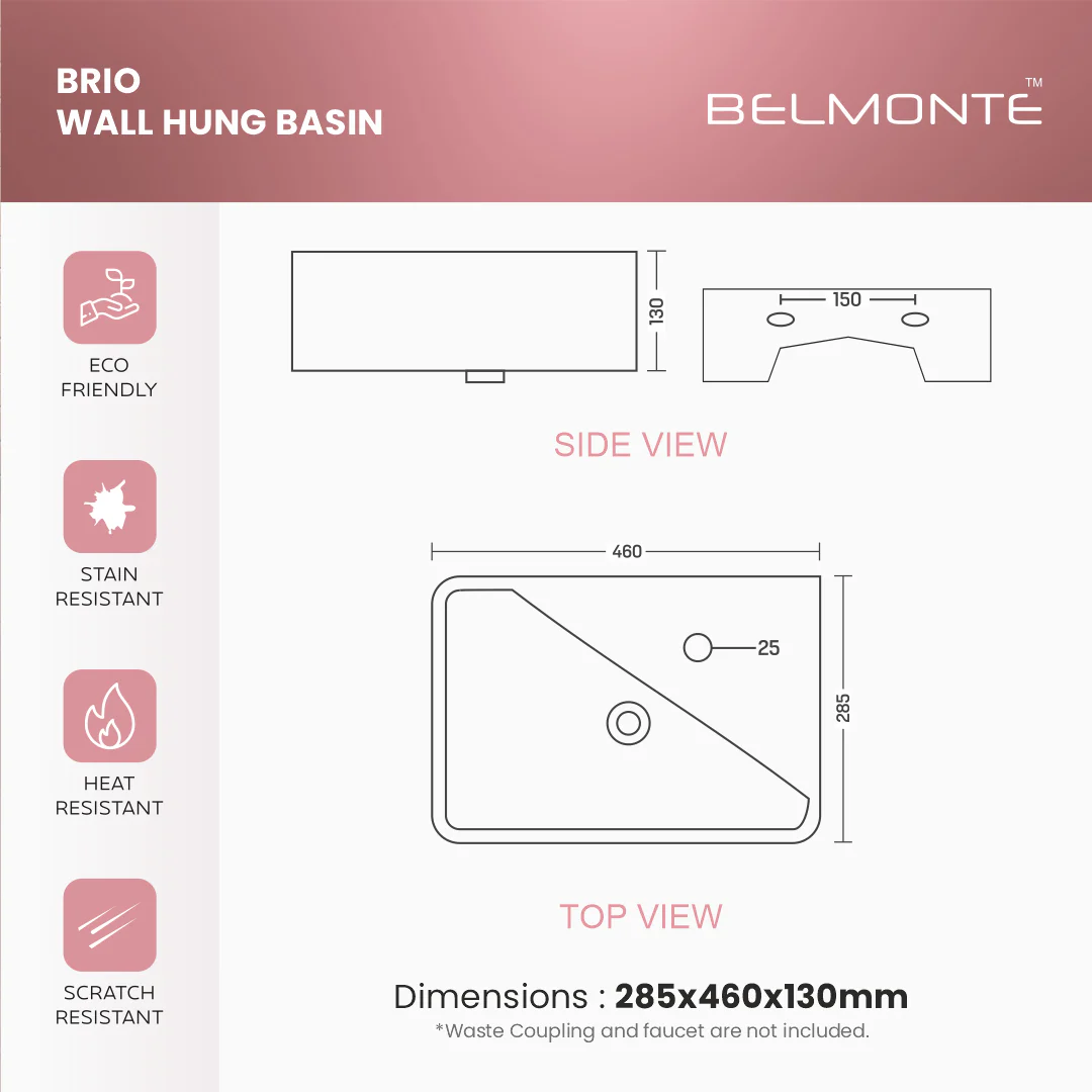 Ceramic Wash Basin (Brio) - Image 3