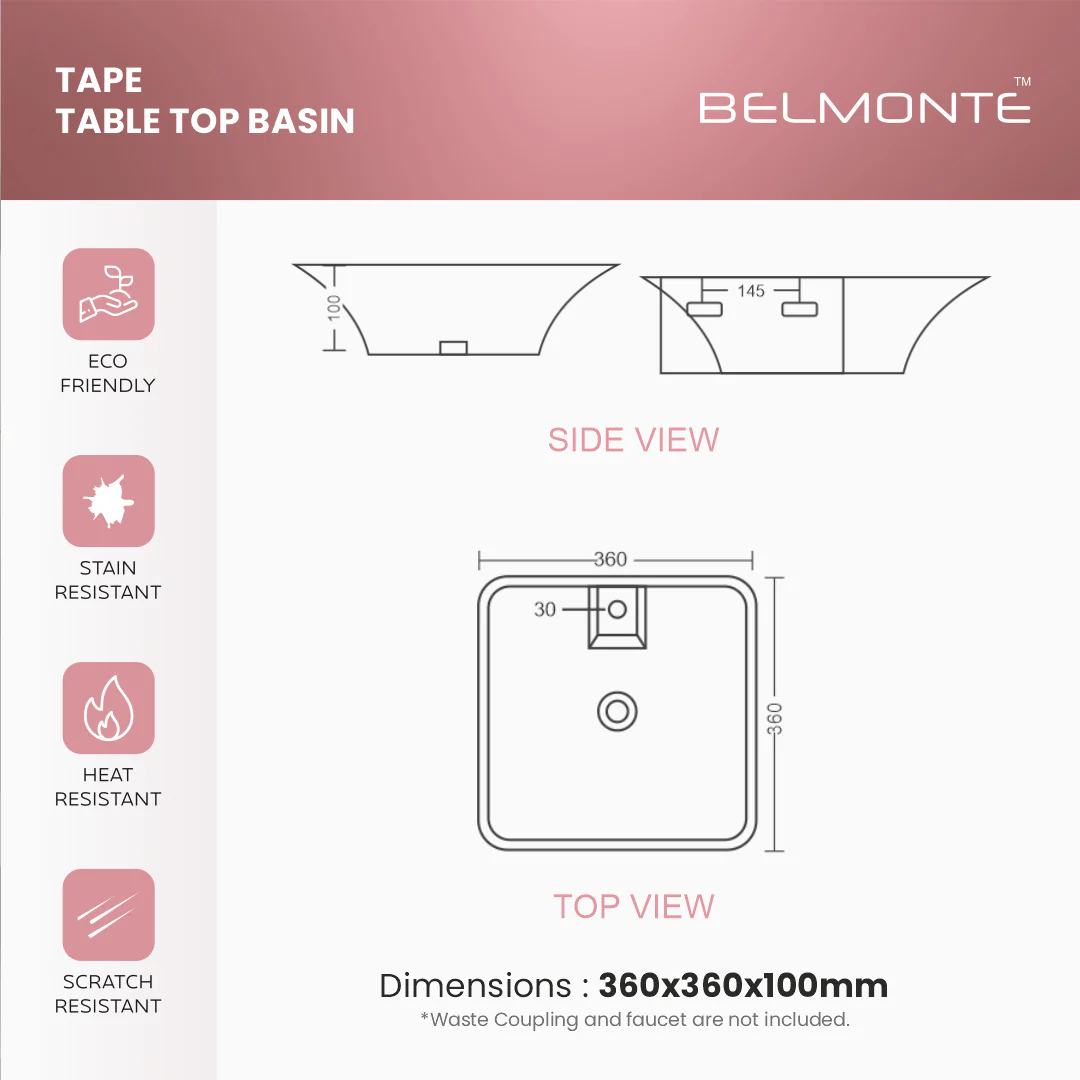 Counter Top Basin (Tape) - Image 3