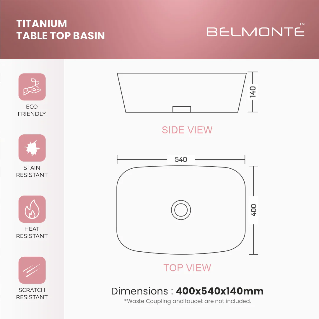 Counter Top Basin (Titanium) - Image 3
