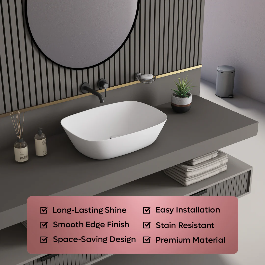 Counter Top Basin (Titanium) - Image 7