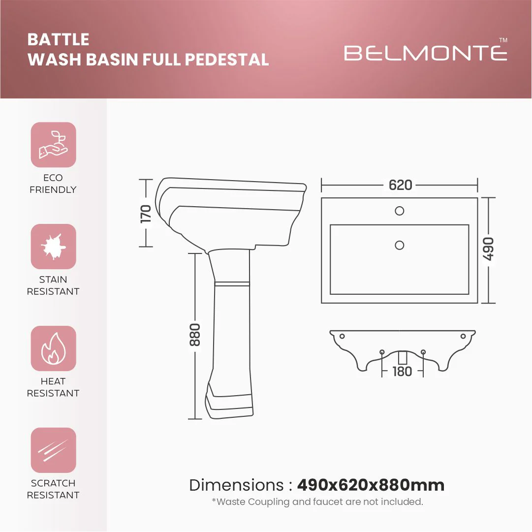 Designer Basin Pedestal Set (Battle Set RB01) - Image 4