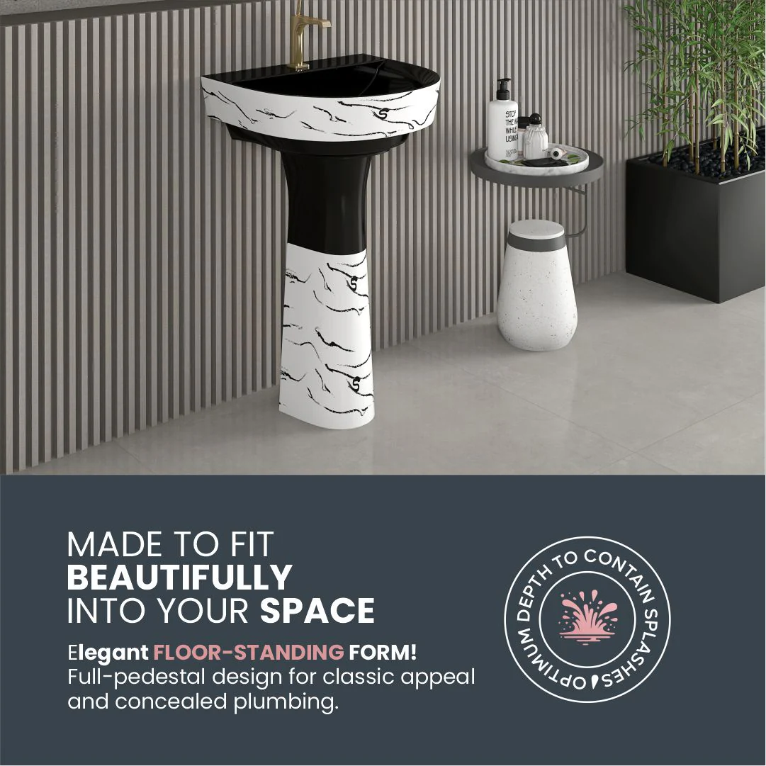 Designer Basin Pedestal Set (Simas Set 16) - Image 7
