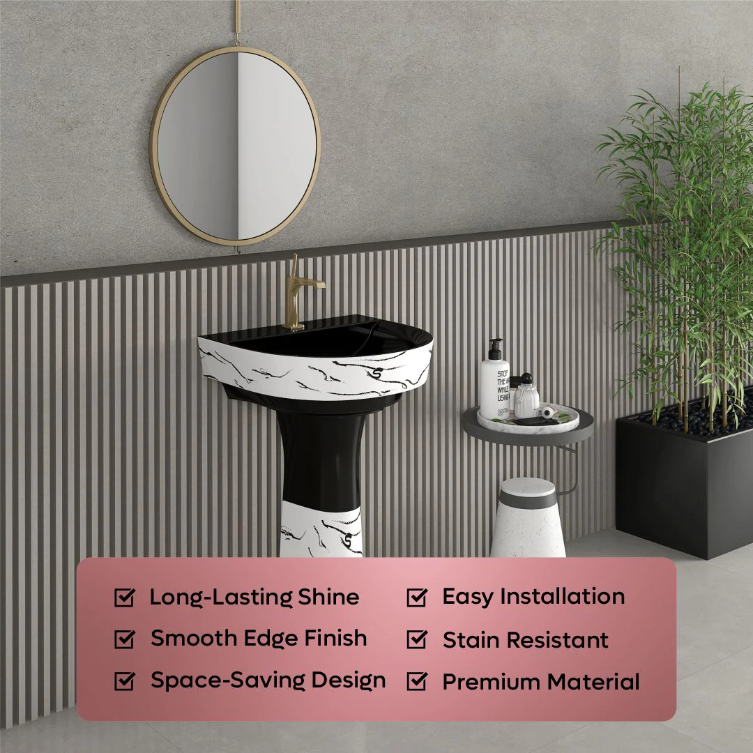 Designer Basin Pedestal Set (Simas Set 16) - Image 8