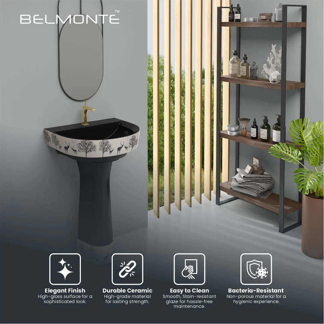 Designer Basin Pedestal Set (Simas Set 46) - Image 5