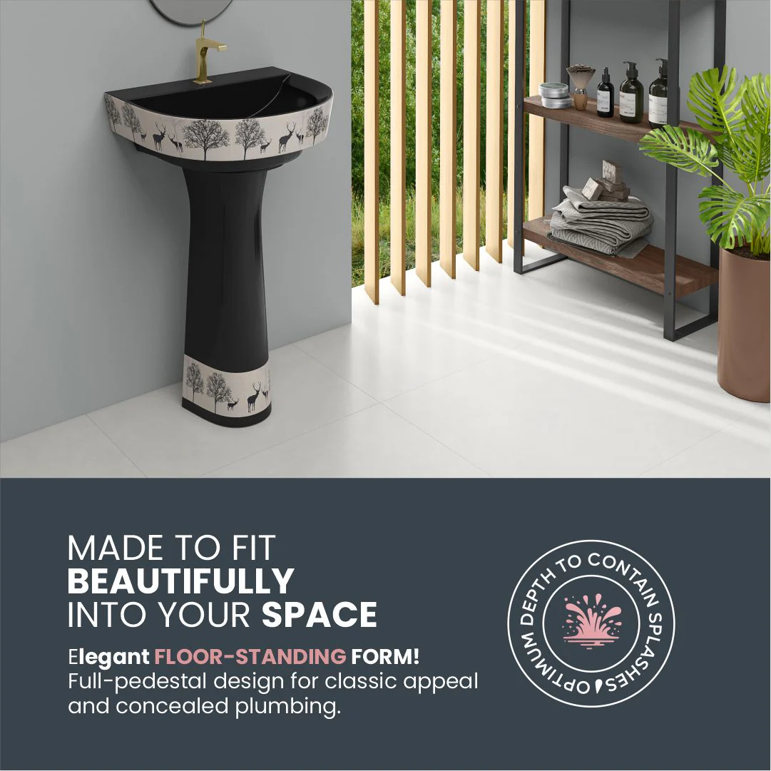 Designer Basin Pedestal Set (Simas Set 46) - Image 7