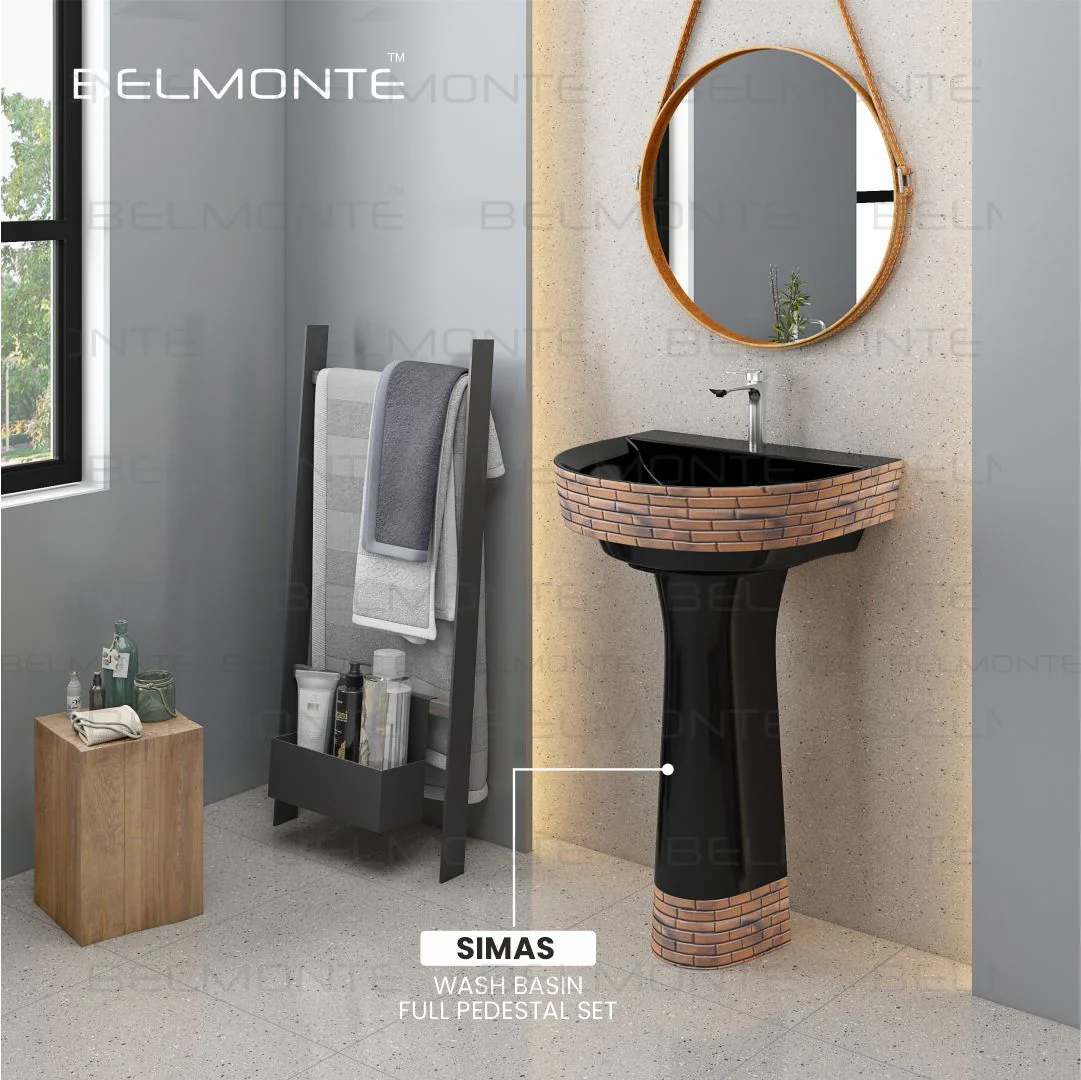 Designer Basin Pedestal Set (Simas Set BB08) - Image 3