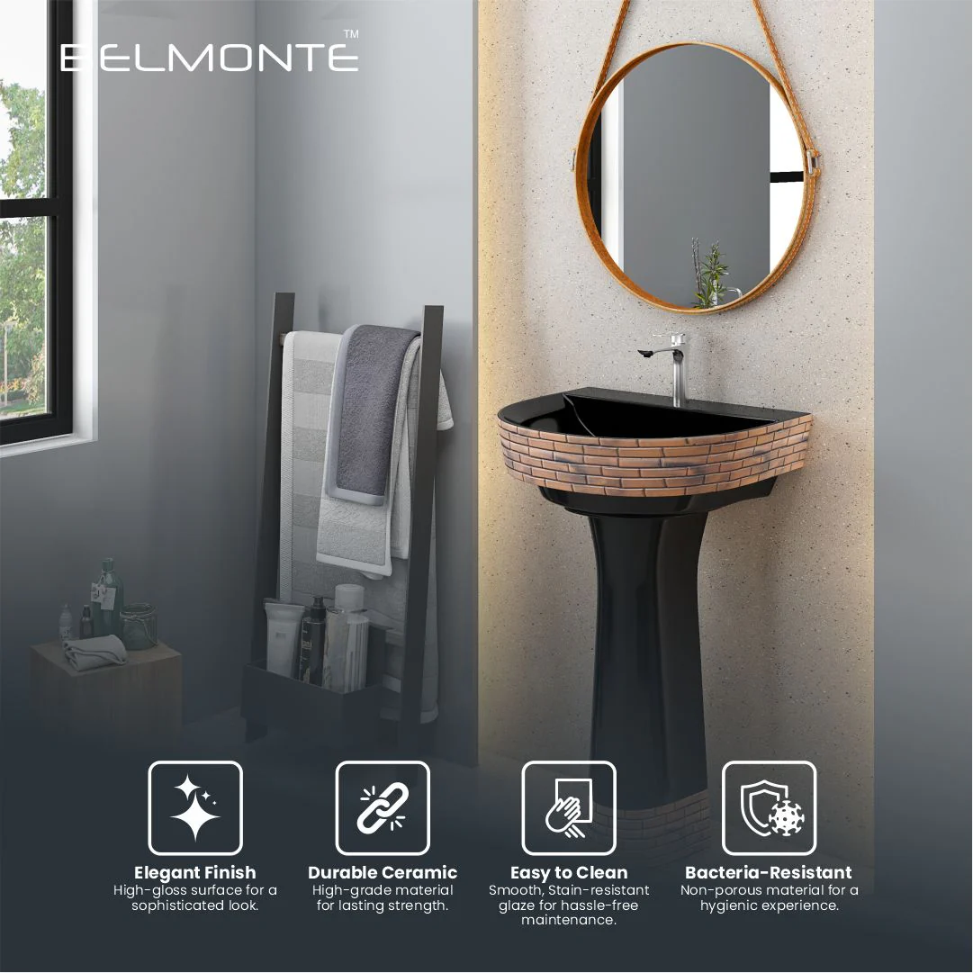 Designer Basin Pedestal Set (Simas Set BB08) - Image 5