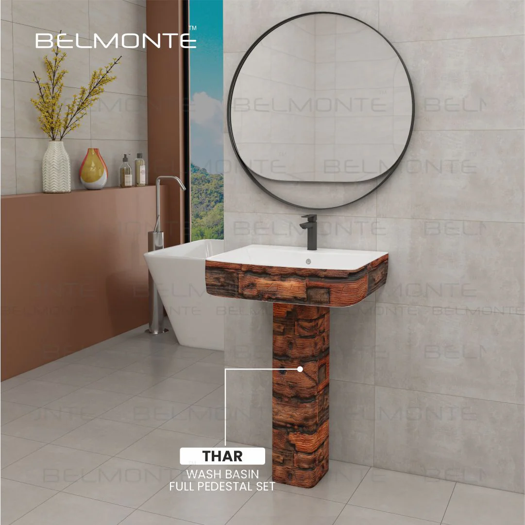 Designer Basin Pedestal Set (Thar Set 03) - Image 3