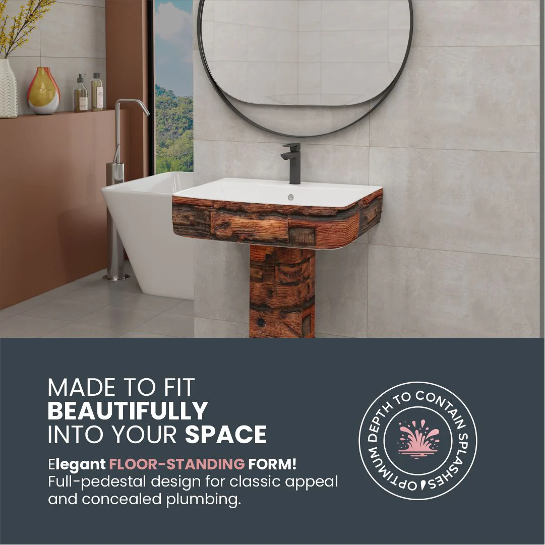 Designer Basin Pedestal Set (Thar Set 03) - Image 7