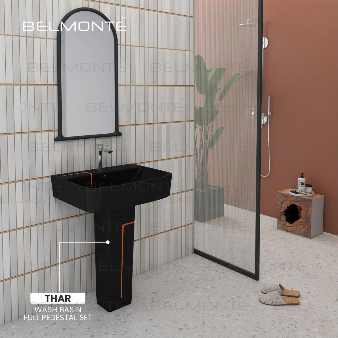 Designer Basin Pedestal Set (Thar Set 19) - Image 3
