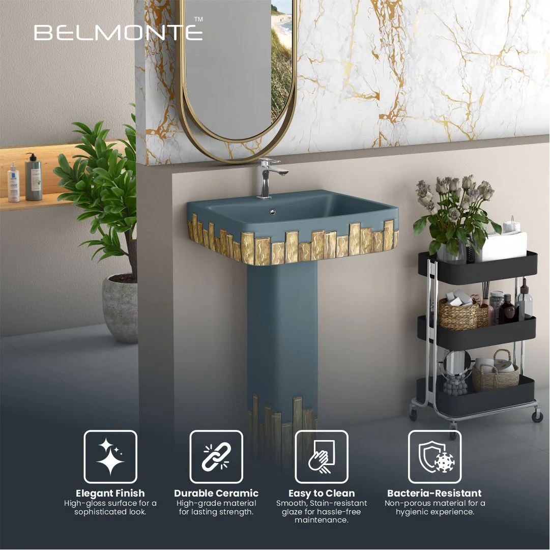 Designer Basin Pedestal Set (Thar Set 23) - Image 4