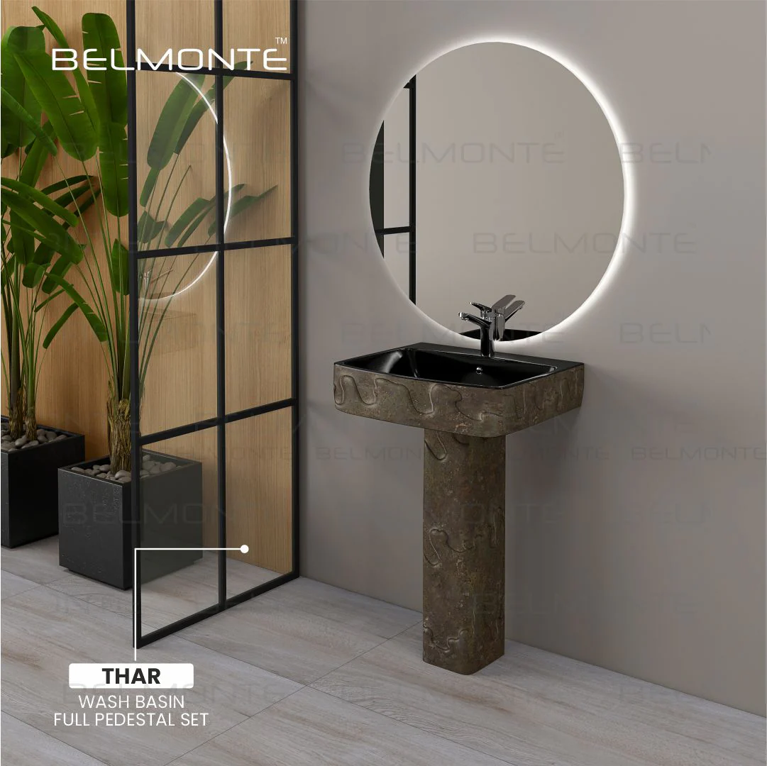 Designer Basin Pedestal Set (Thar Set 27) - Image 3