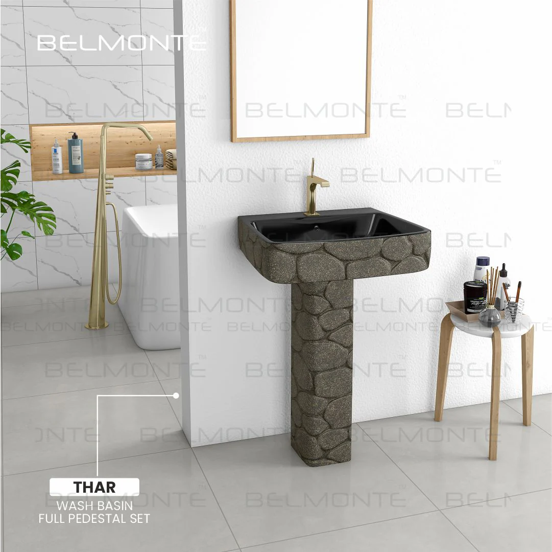 Designer Basin Pedestal Set (Thar Set 28) - Image 3