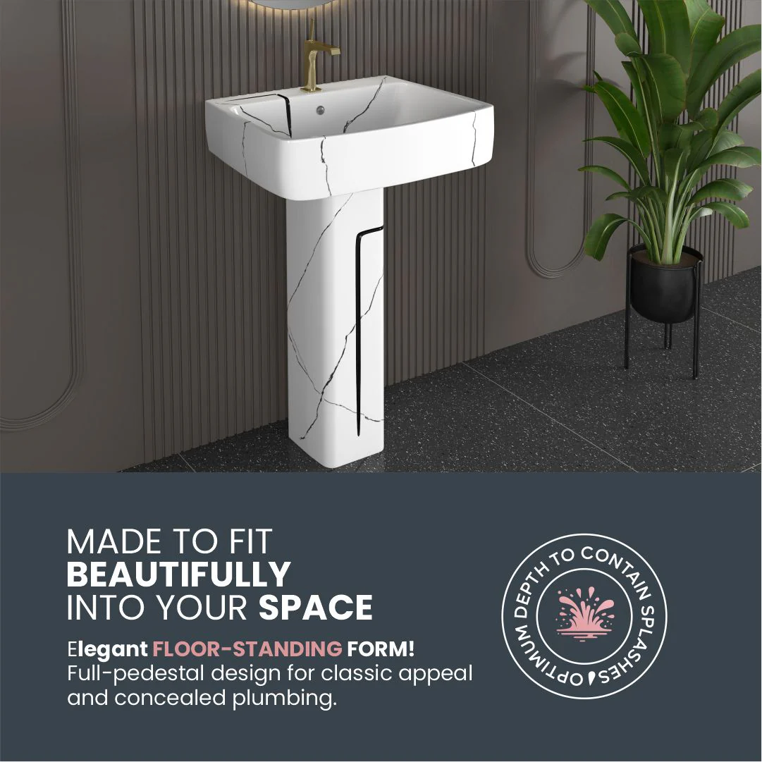 Designer Basin Pedestal Set (Thar Set 37) - Image 7