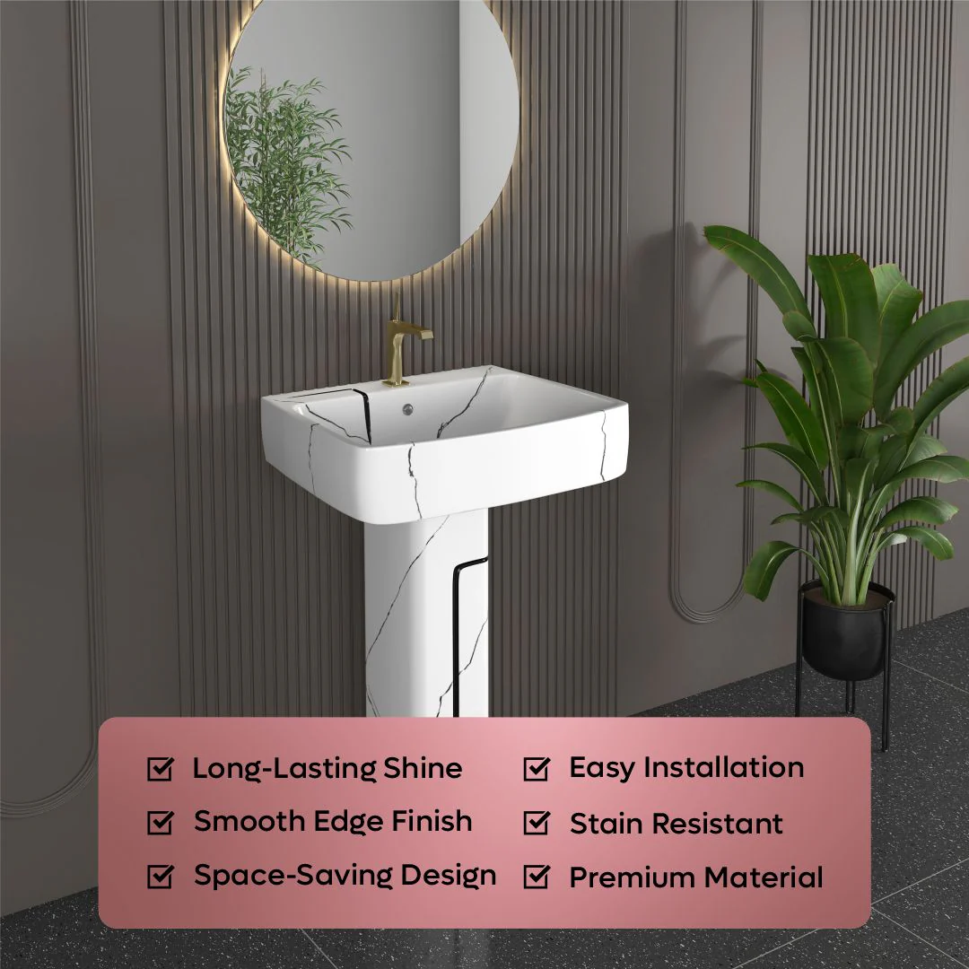 Designer Basin Pedestal Set (Thar Set 37) - Image 8