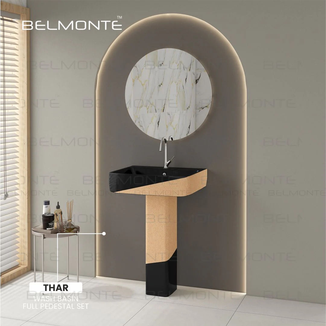 Designer Basin Pedestal Set (Thar Set 40) - Image 3