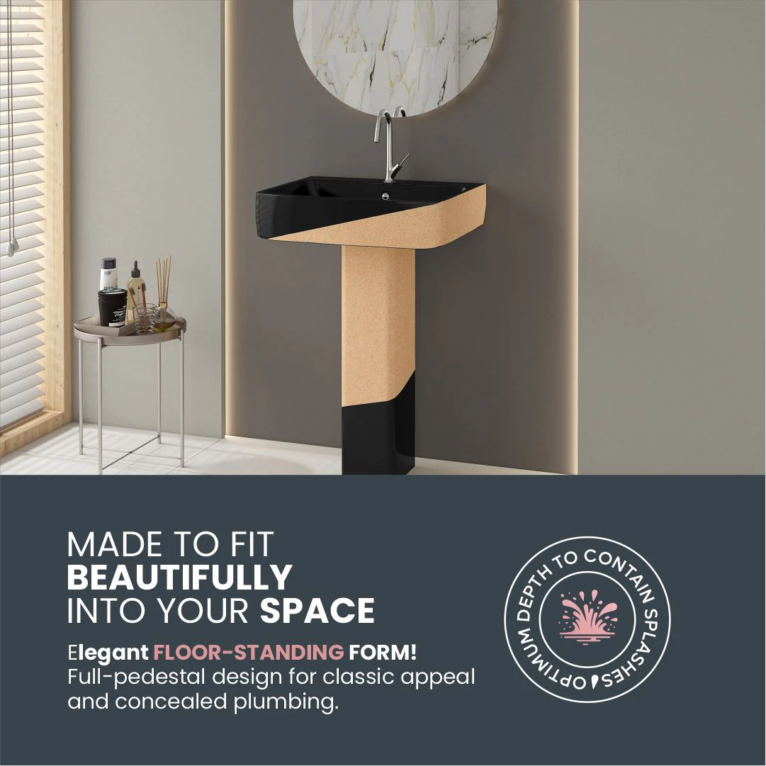 Designer Basin Pedestal Set (Thar Set 40) - Image 7