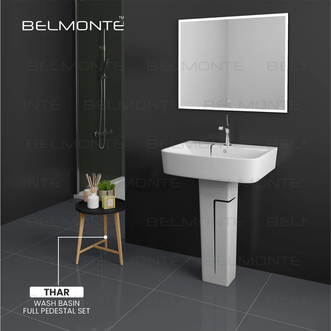Designer Basin Pedestal Set (Thar Set 41) - Image 3
