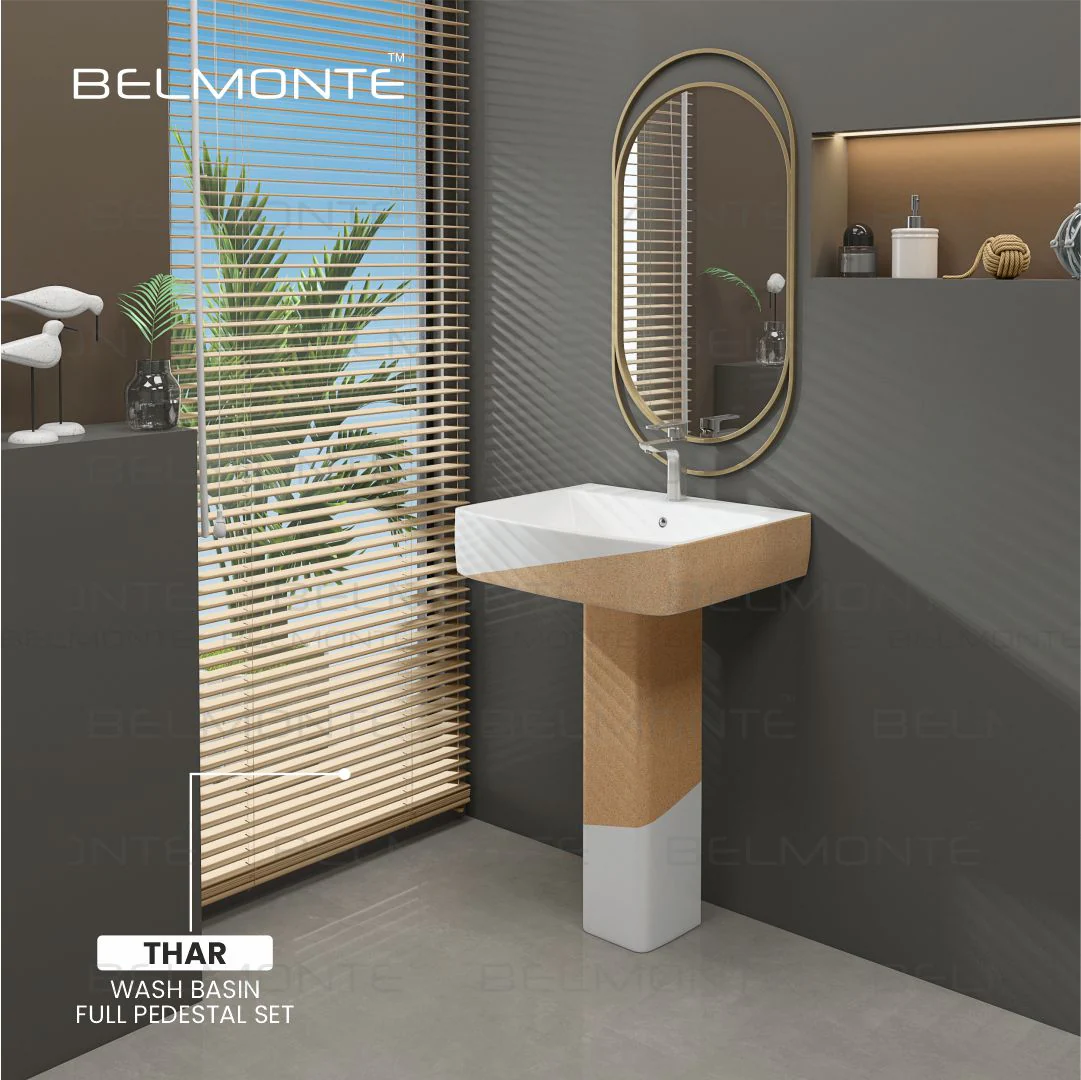 Designer Basin Pedestal Set (Thar Set 42) - Image 3