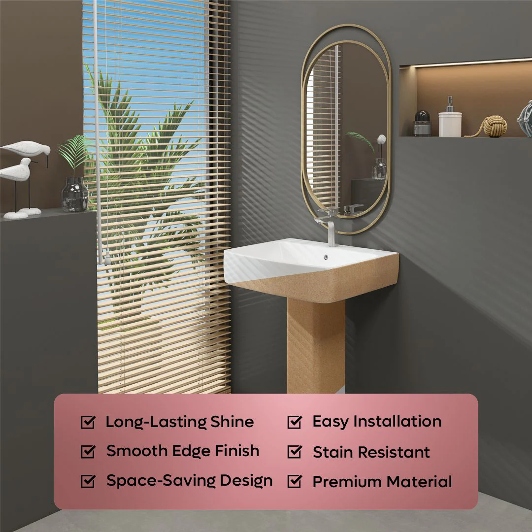 Designer Basin Pedestal Set (Thar Set 42) - Image 8