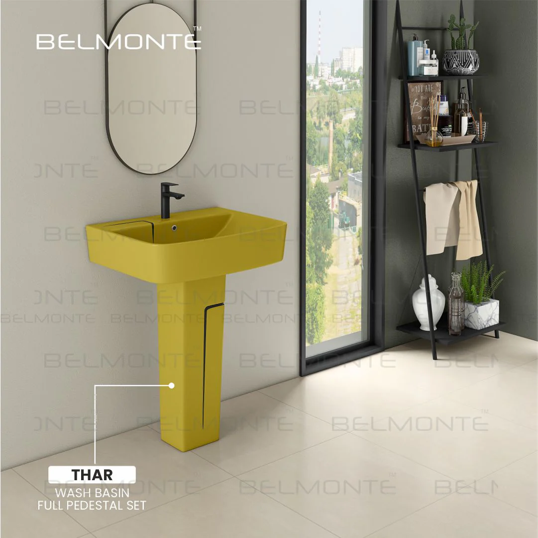 Designer Basin Pedestal Set (Thar Set 43) - Image 3
