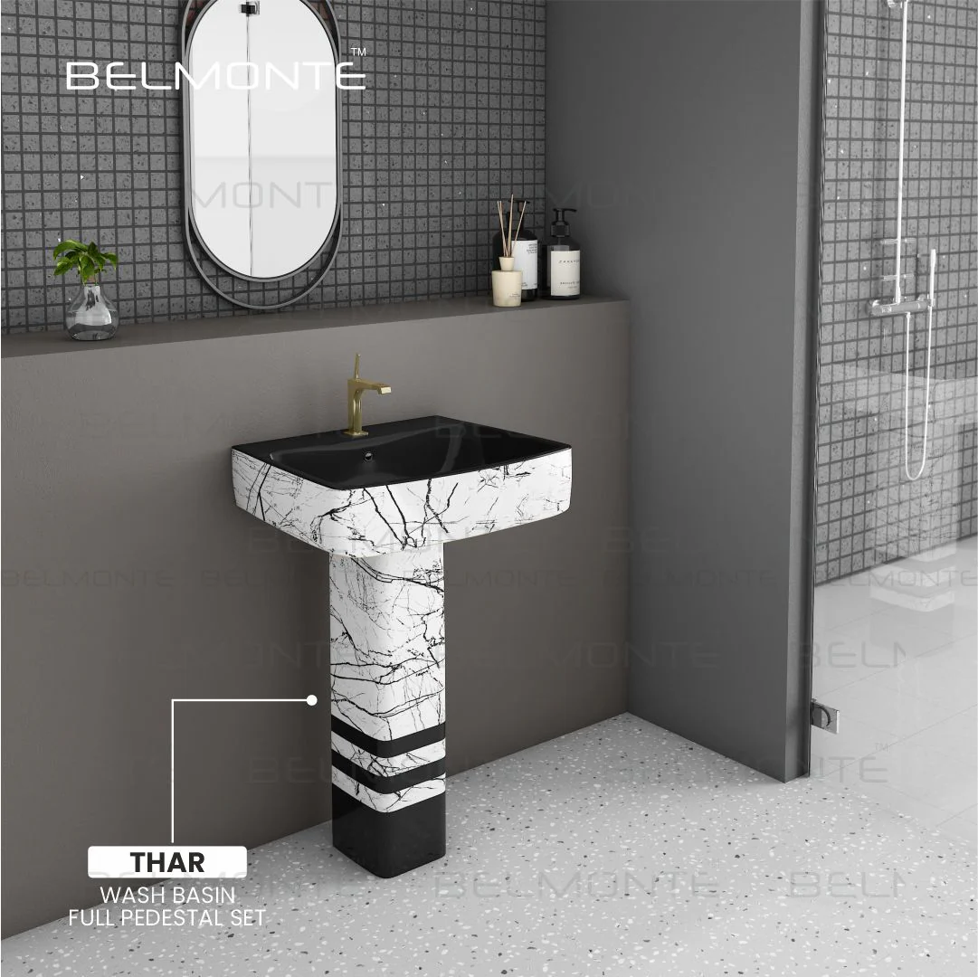 Designer Basin Pedestal Set (Thar Set 56) - Image 3