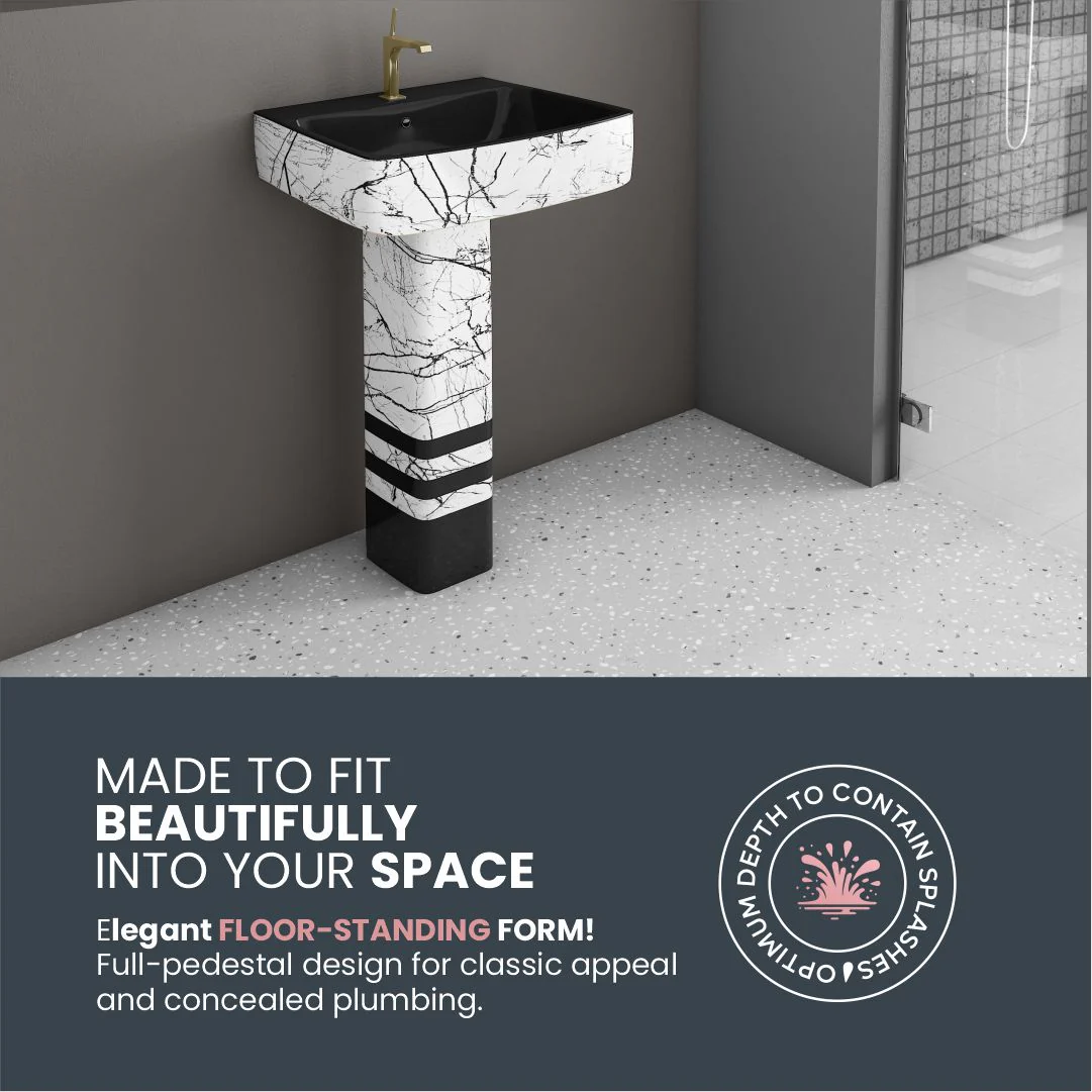 Designer Basin Pedestal Set (Thar Set 56) - Image 7