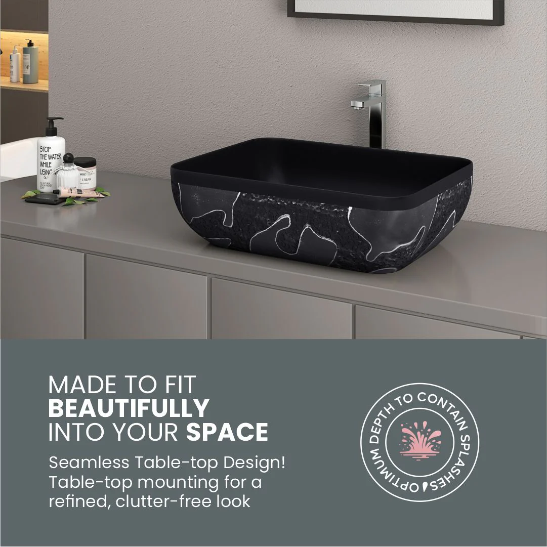 Designer Counter Top Basin (Brezza TT MN04) - Image 6