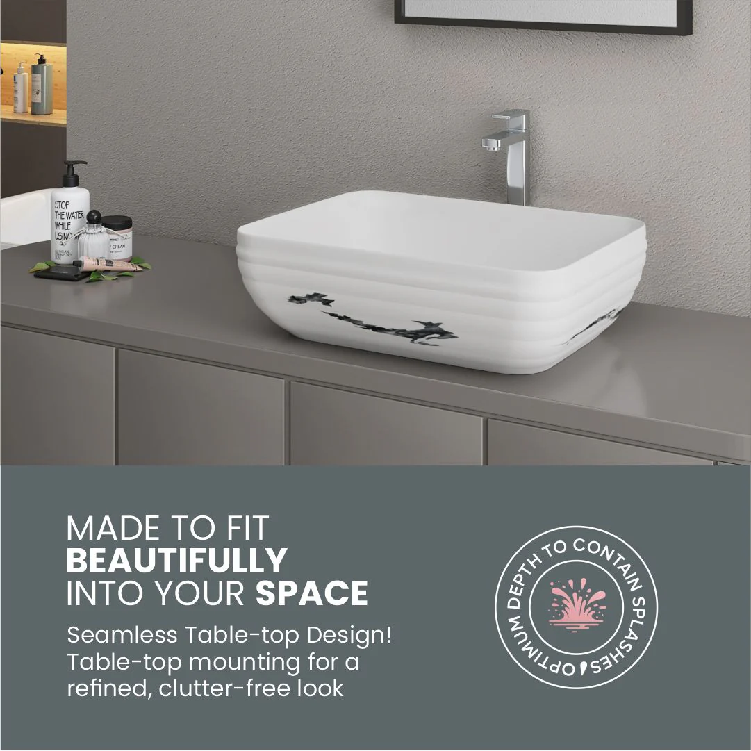 Designer Counter Top Basin (Brezza TT MN05) - Image 6